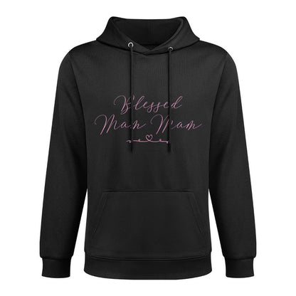 Blessed Mam Mam Cotton-Polyester Blend Hoodie