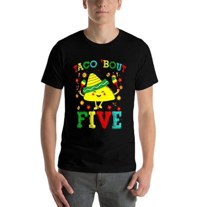 Taco 5th Birthday Outfit Taco Bout Five Mexican Fiesta  Soft T-Shirt