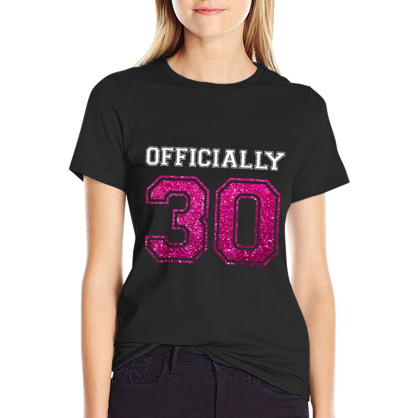 OFFICIALLY 30 Years 30th Birthday 1989 T-shirt Gift  High-quality Stitching T-Shirt