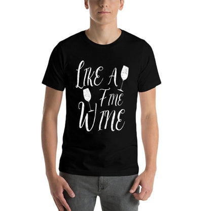 Womens 50 Year Old Like A Fine Wine Happy 50th Birthday Premium  Rolled Sleeves T-Shirt