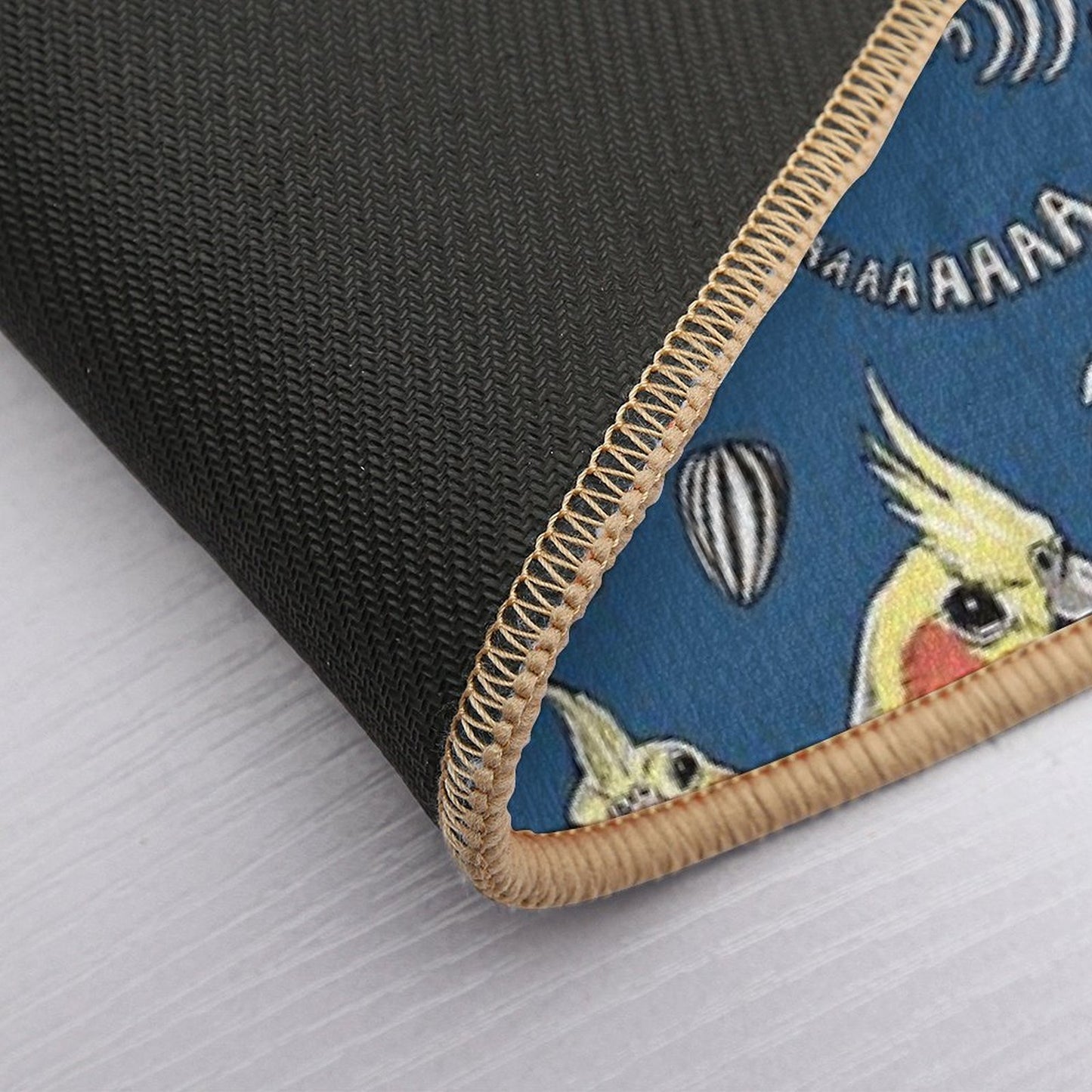 Cockatiel Screm  Slip-Resistant Bath Mat