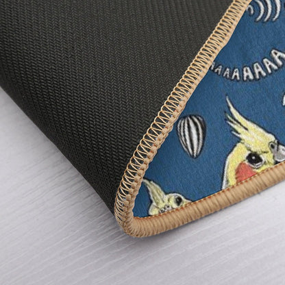 Cockatiel Screm  Slip-Resistant Bath Mat