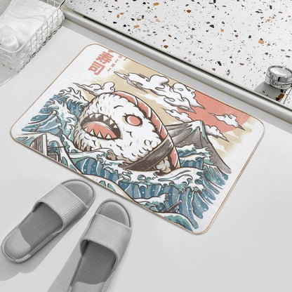 Sharkiri Sushi  Stain-Proof Bath Mat