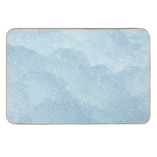 Comfy Snowstorm  Eco-Friendly Bath Mat