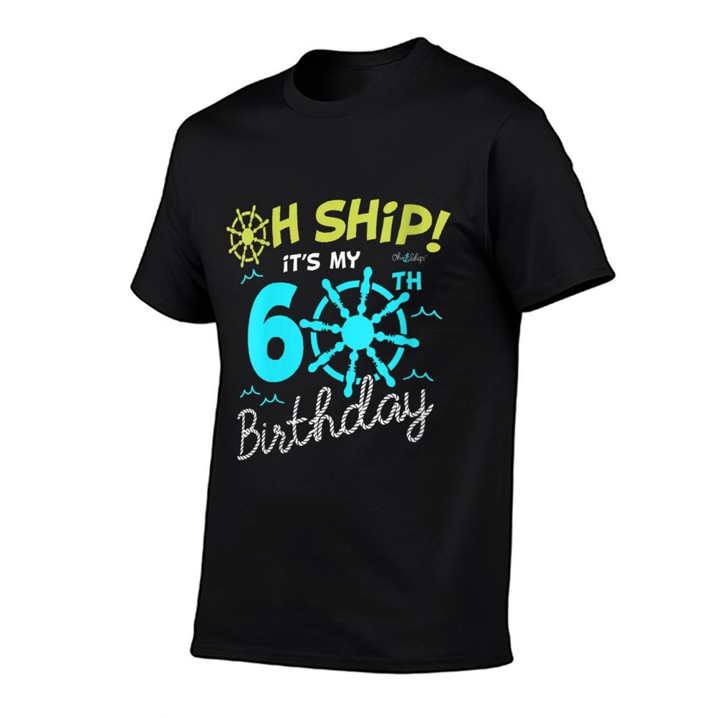 Womens Oh Ship It's My 60th Birthday - I'm 60 Birthday Cruise  Trendy Pattern T-Shirt