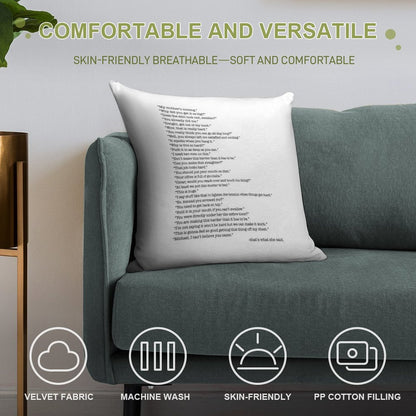 Every That's What She Said From The Office Soft Gift Ready Throw Pillow