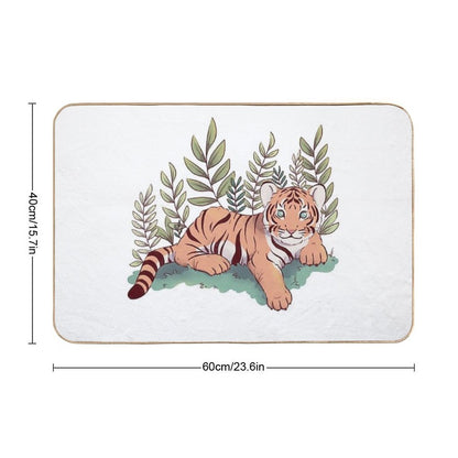 Tiger Cub Durable Bath Mat