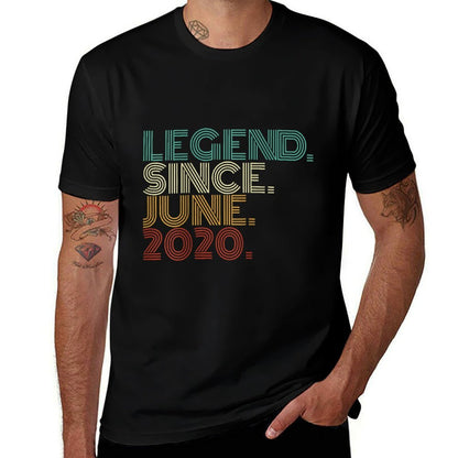 5 Years Old Legend Since June 2020 5th Birthday  Easy-care T-Shirt