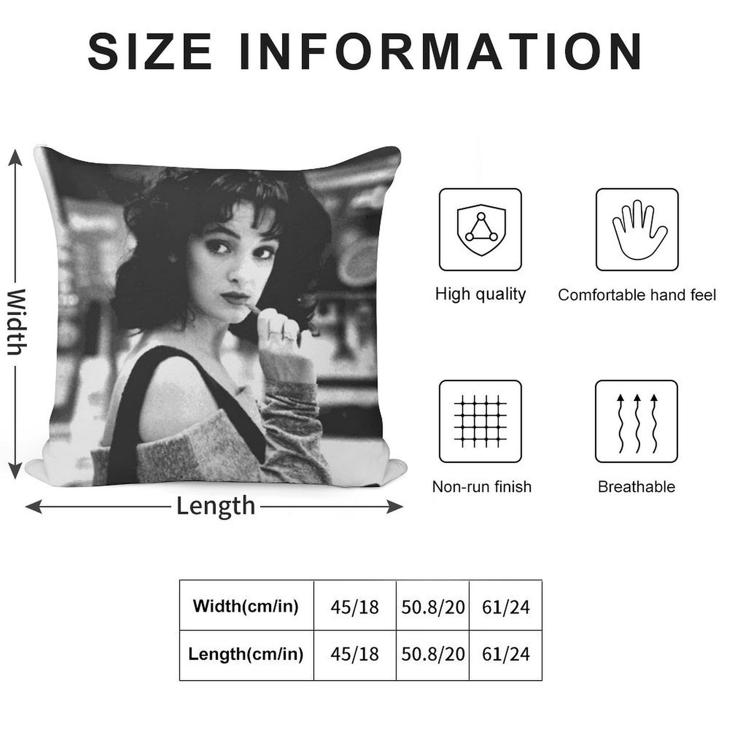 Heathers - Winona Ryder Soft Easy Maintenance Throw Pillow