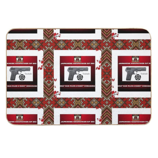 Black Star  Easy To Clean Bath Mat