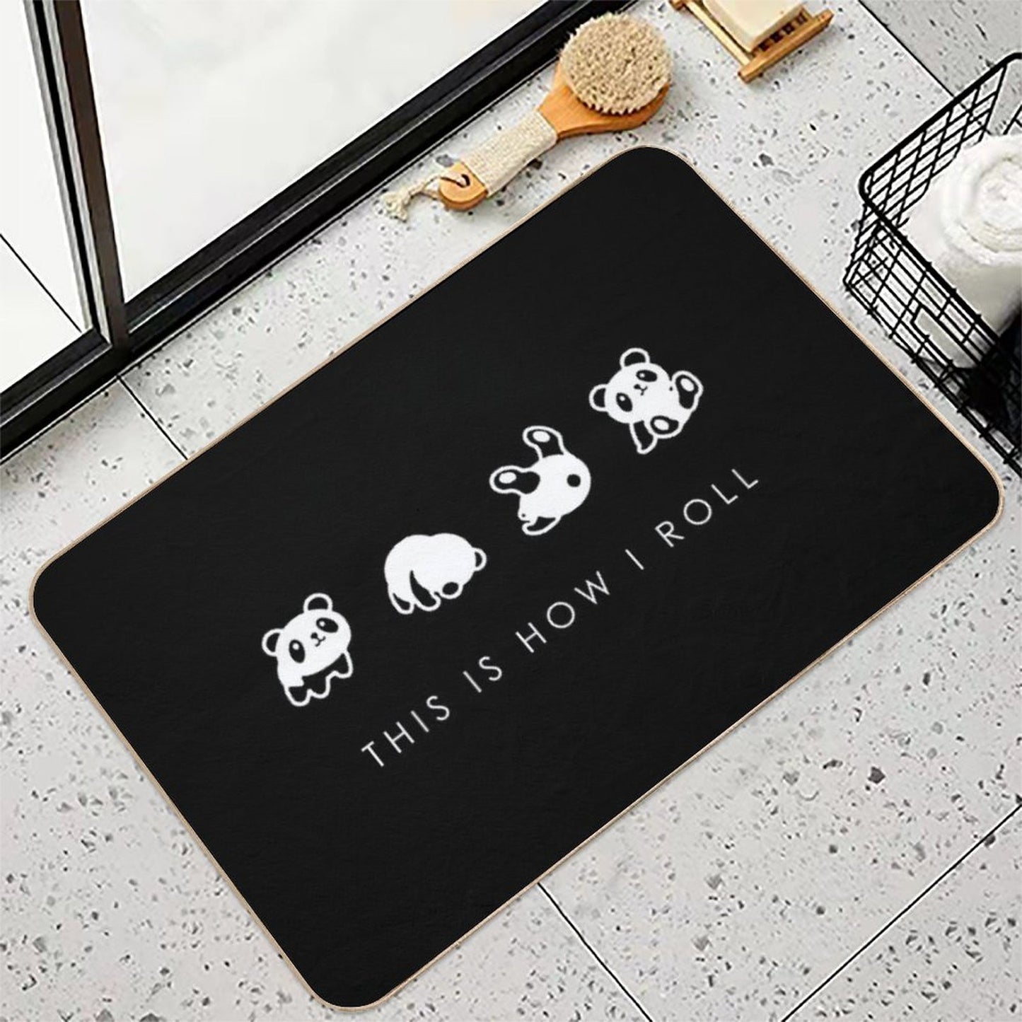 THIS IS HOW I ROLL Durable Bath Mat