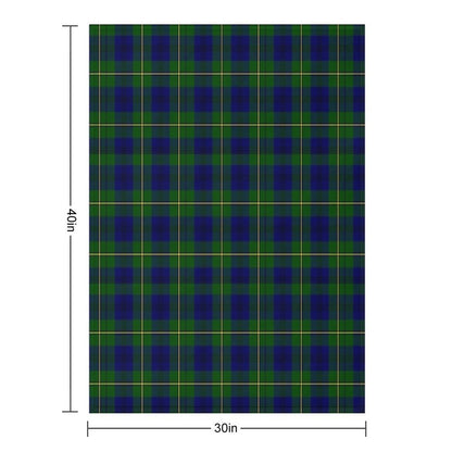 Clan Johnston Tartan Velvety-soft Throw Blanket