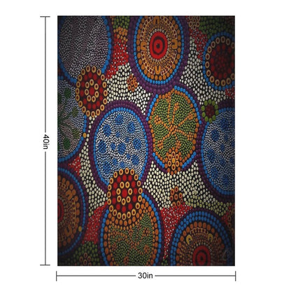 THE BIG CLAN GATHERING Plush Throw Blanket