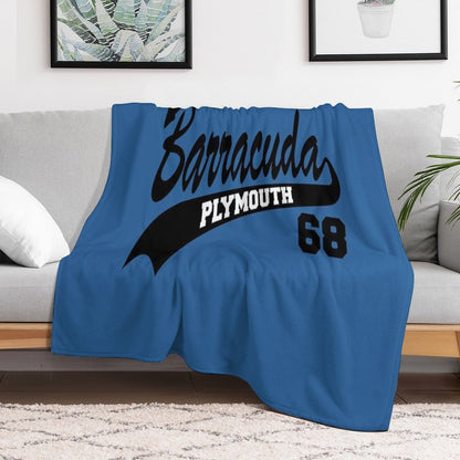 68 Plymouth Barracuda Plush Throw Blanket