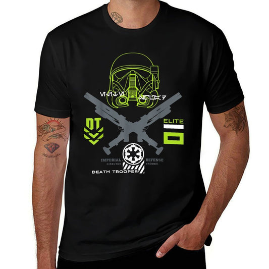 Star Wars Rogue One Death Trooper Imperial Defense  Fade-proof Color T-Shirt