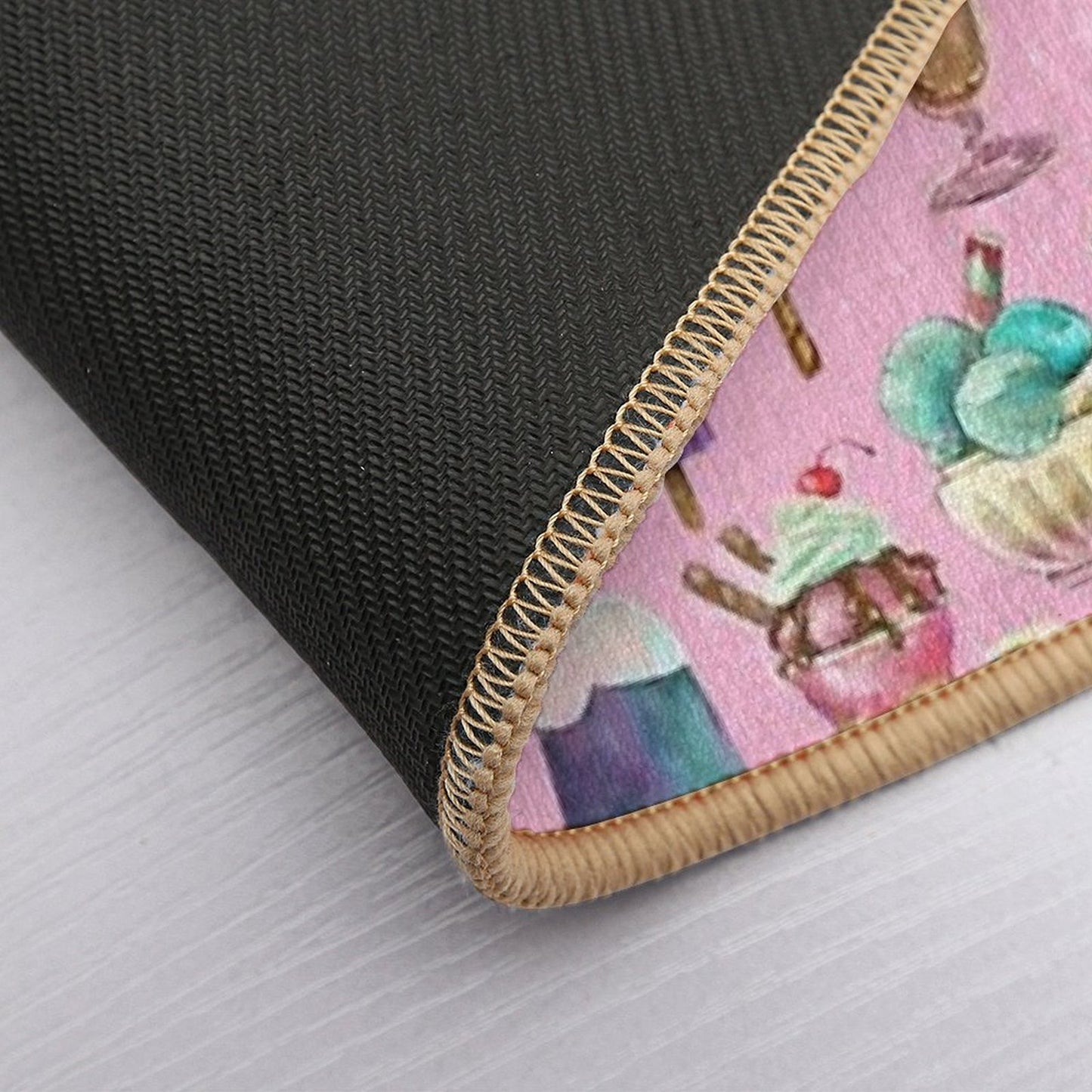 Ice-cream Pattern  Absorbent Bath Mat