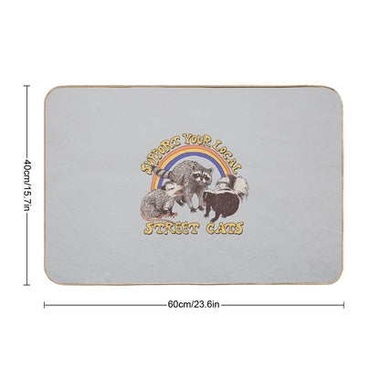 Street Cats  High-Traffic Bath Mat