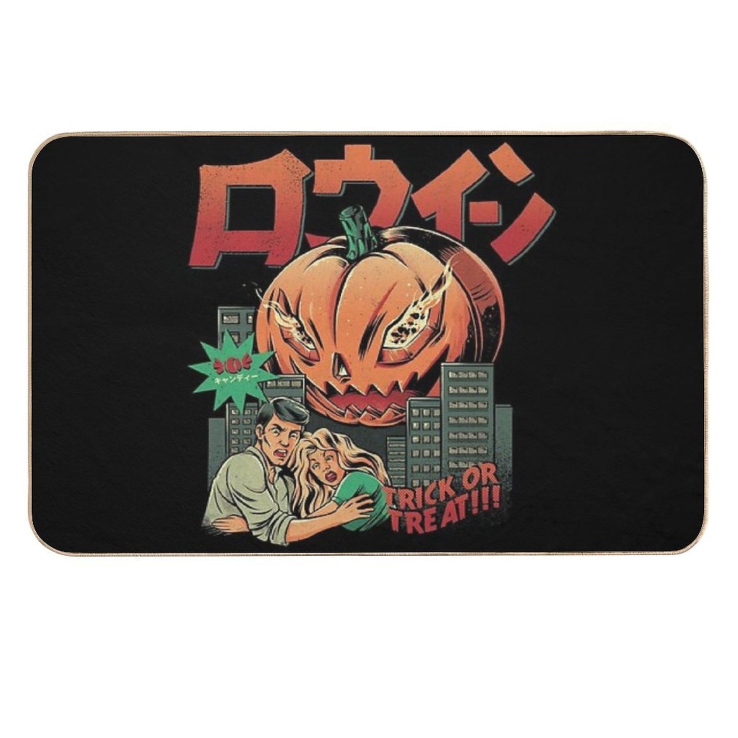 Pumpkinzilla  Multi-Purpose Bath Mat