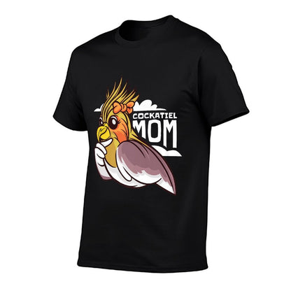 Cockatiel Bird Mom - Funny Bird Mom Premium  Graphic-printed T-Shirt