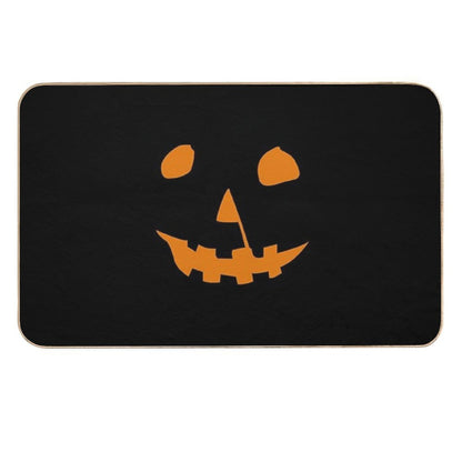 Halloween 1978 Pumpkin Shirt Jack O Lantern  Absorbent Bath Mat