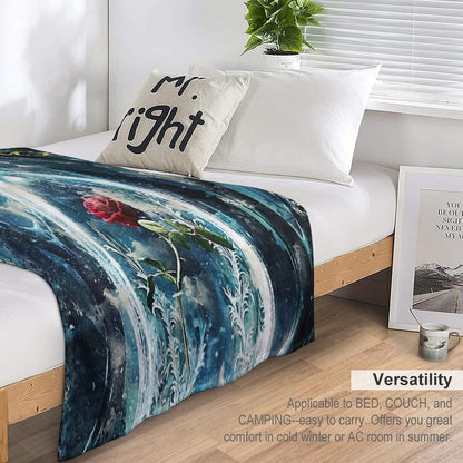 Beauty And The Beast Travel-friendly Throw Blanket