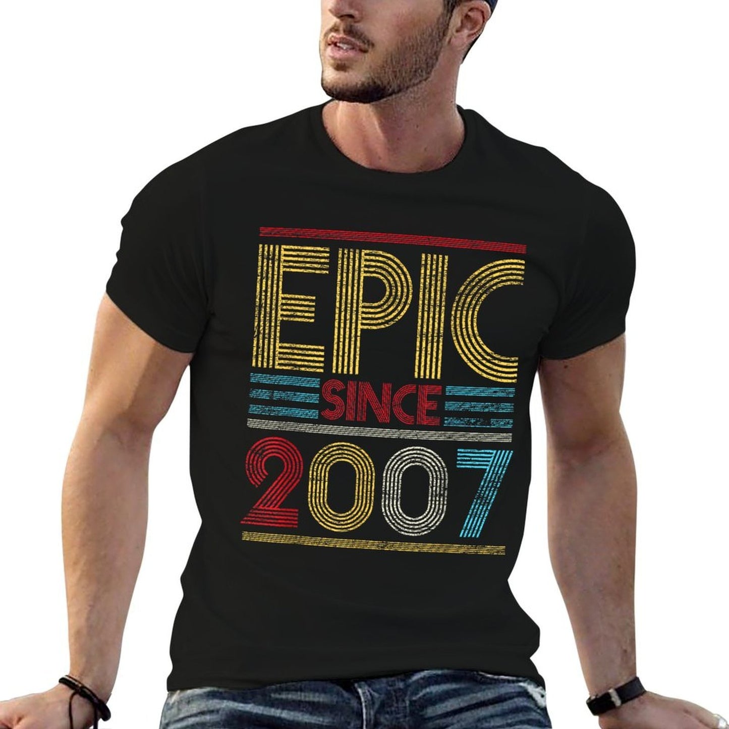 Epic Since 2007 Bday Gifts 15th Birthday  Odor-resistant T-Shirt