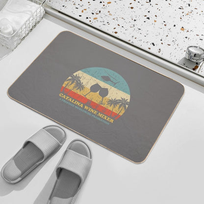 Step Brothers Catalina Wine Mixer  Non-Slip Bath Mat