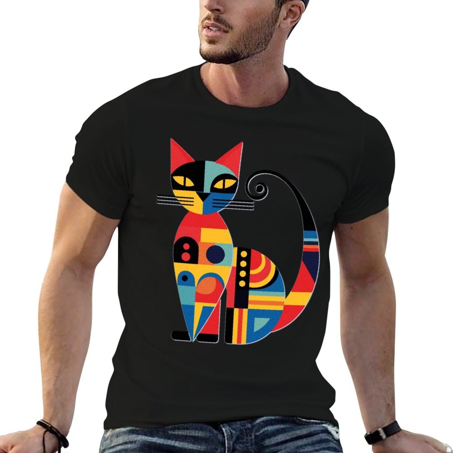 Mid-Century Retro Vintage Modern Look Cats 50s 60s Style  Affordable Price T-Shirt
