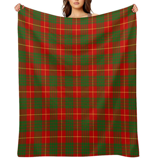 Clan Cameron Tartan Gift-ready Throw Blanket