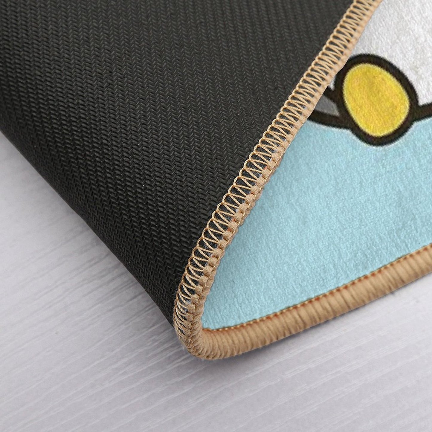 Shy Penguin  Dirt-Trapping Bath Mat