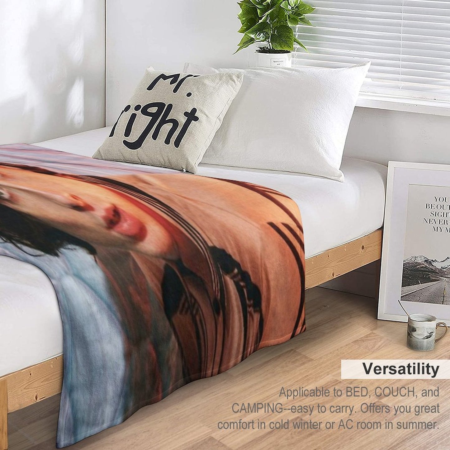 Timothee Chalamet Travel-friendly Throw Blanket