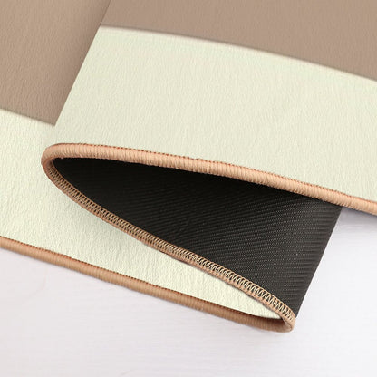 Horizontal Violet Stripes Durable Bath Mat