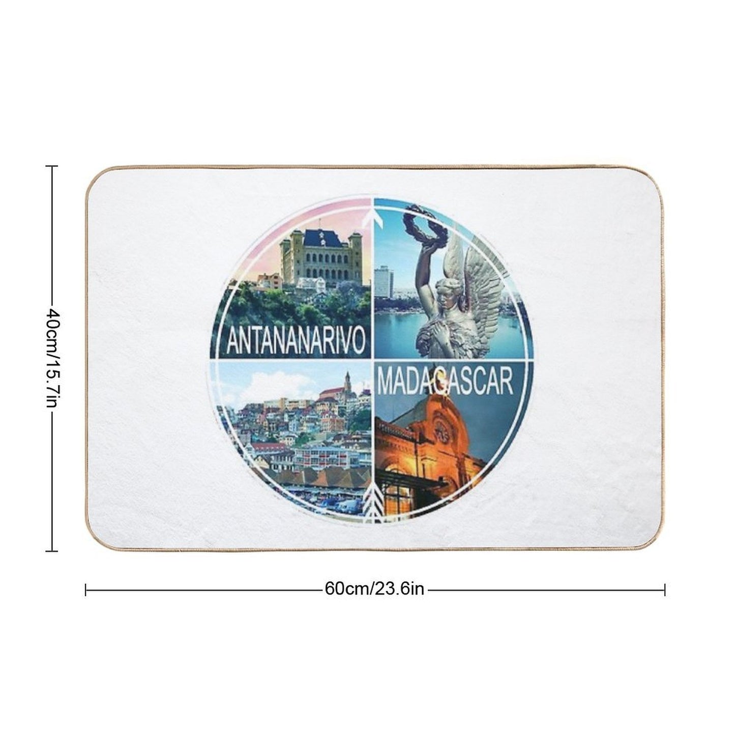 Antananarivo, Madagascar  Dirt-Trapping Bath Mat