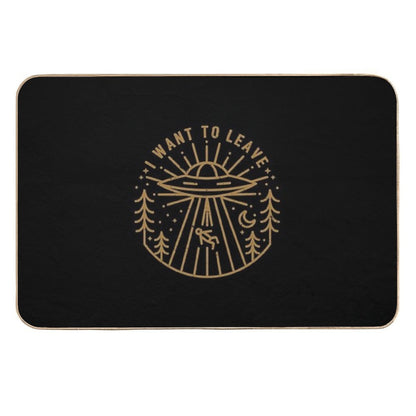 I Want To Leave  Toxin-Free Bath Mat