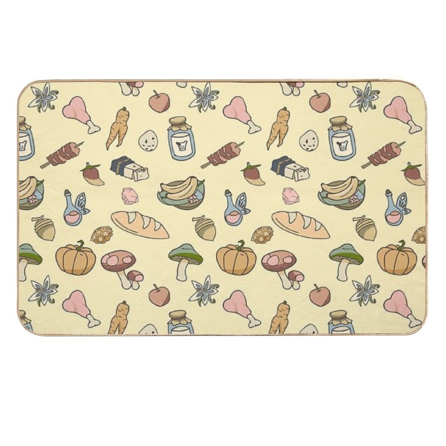 Hylian Wilderchef (Yellow Ver.)  Easy Maintenance Bath Mat