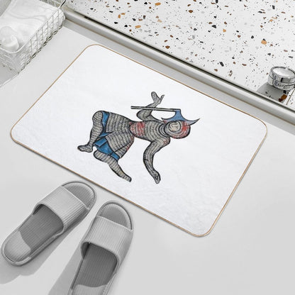 Medieval Knight Meme  High-Traffic Bath Mat
