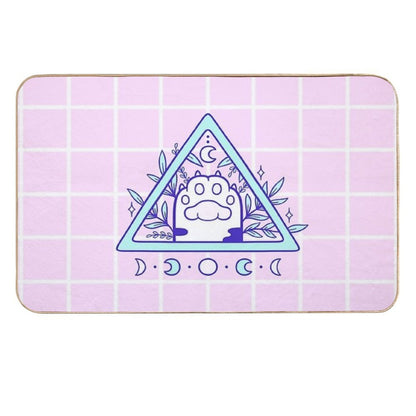 Witchy Cat Paw 03  Nikury  Absorbent Bath Mat