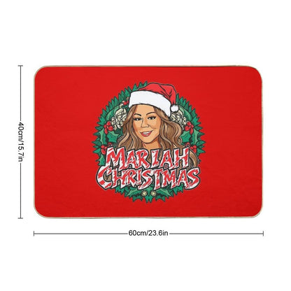 Mariah Christmas  Odorless Bath Mat