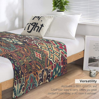 Mosaic of Elegance Plush Throw Blanket