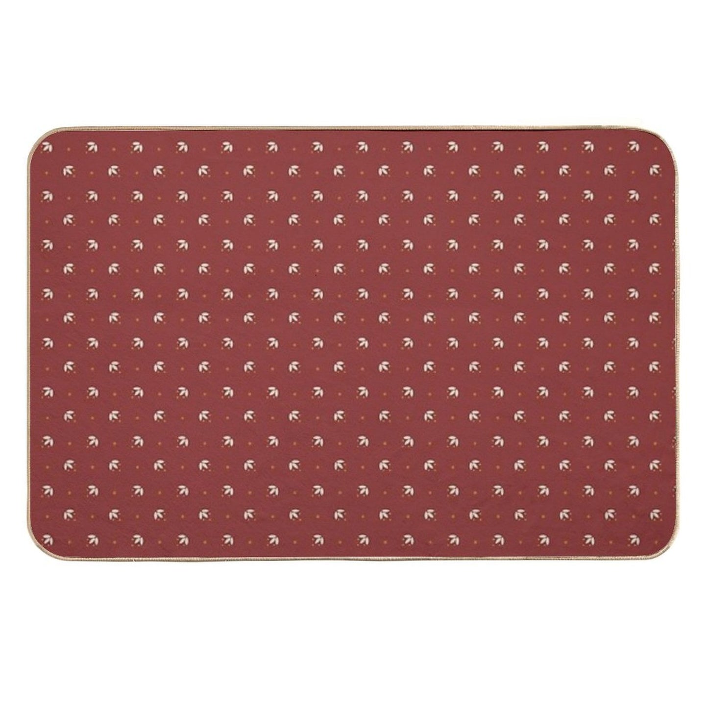 Florette (pomme)  Repositionable Bath Mat