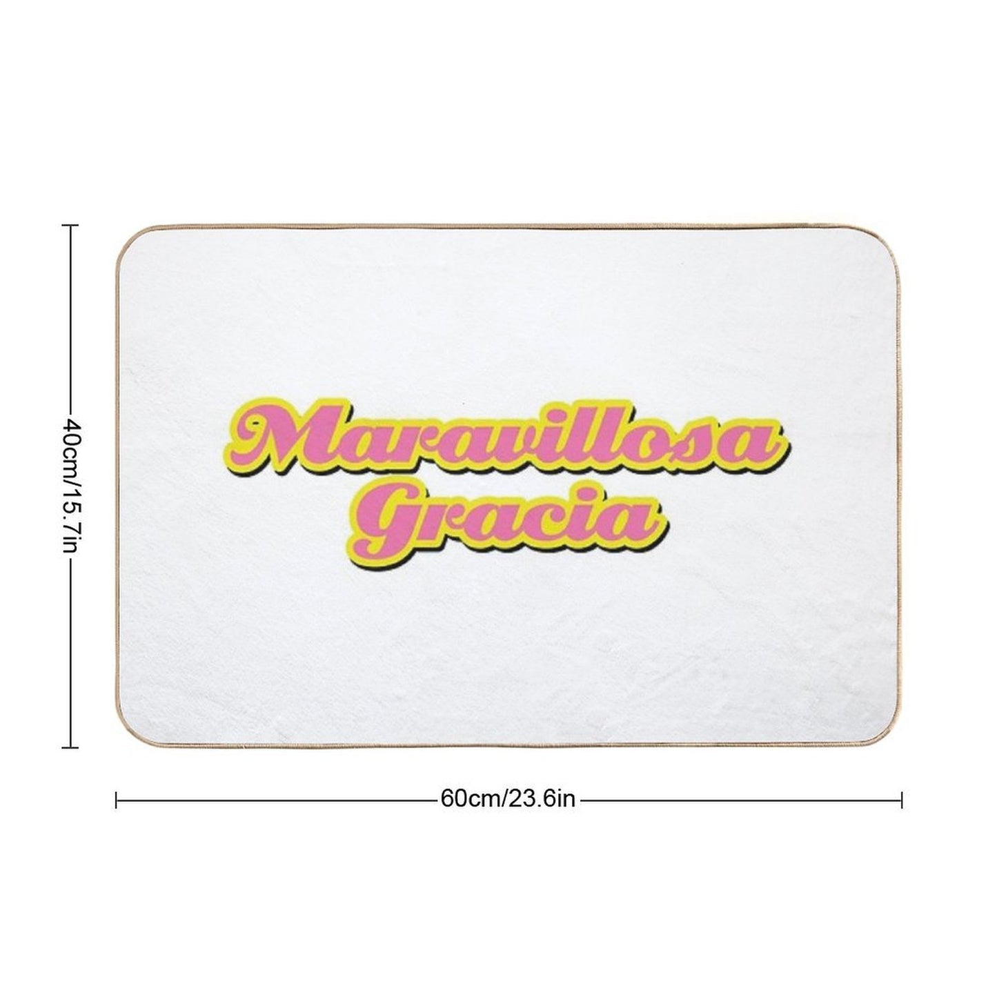 Marvelous Grace Design  Dirt-Trapping Bath Mat