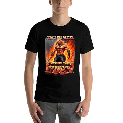 I Cant Eat Gluten, Oddly Specific Cursed Meme Comfortable T-Shirt
