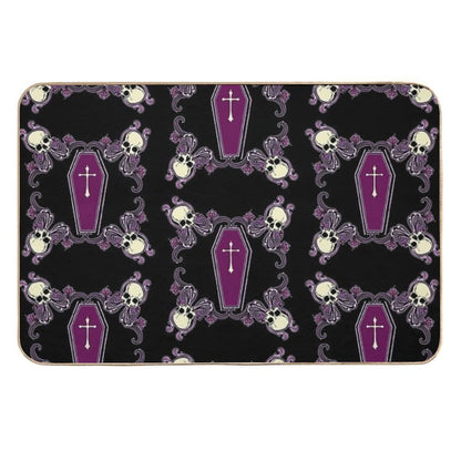 Death Print  Rapid-Drying Bath Mat