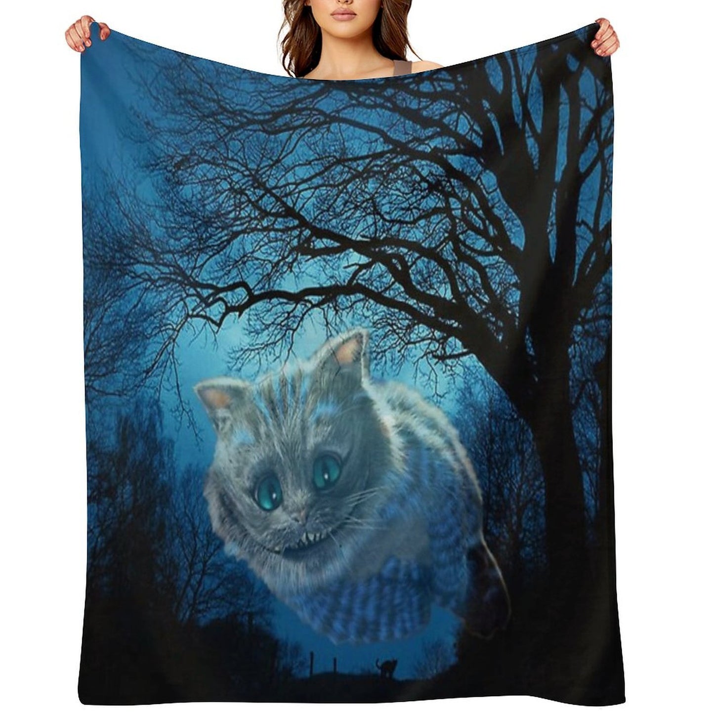 ~ The Cheshire Cat ~ Lightweight Throw Blanket