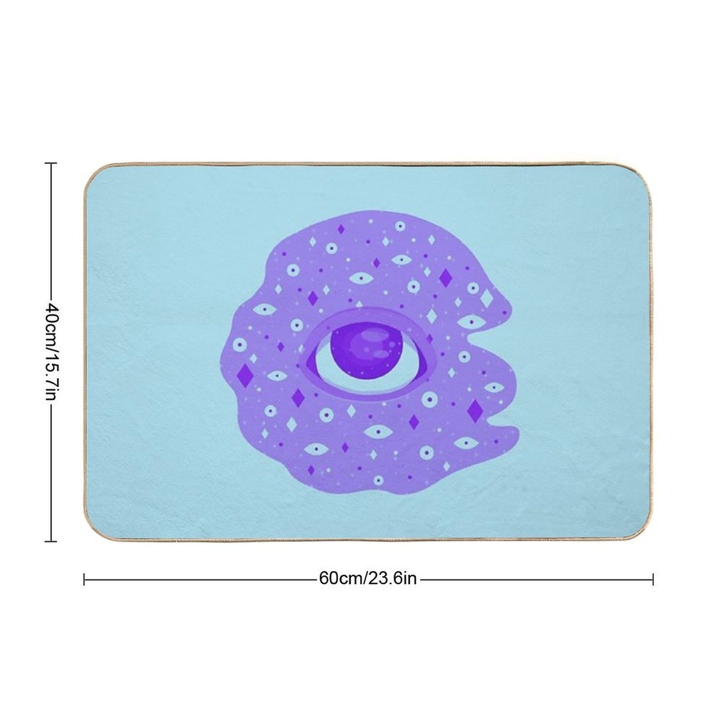 Witnessing The Majesty  Absorbent Bath Mat