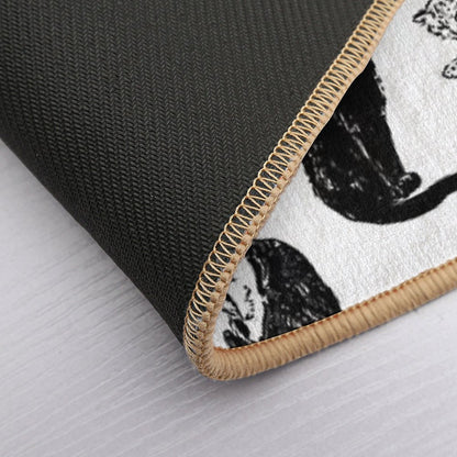 Kitty Kitty, Bang-bang!  Pet-Safe Bath Mat