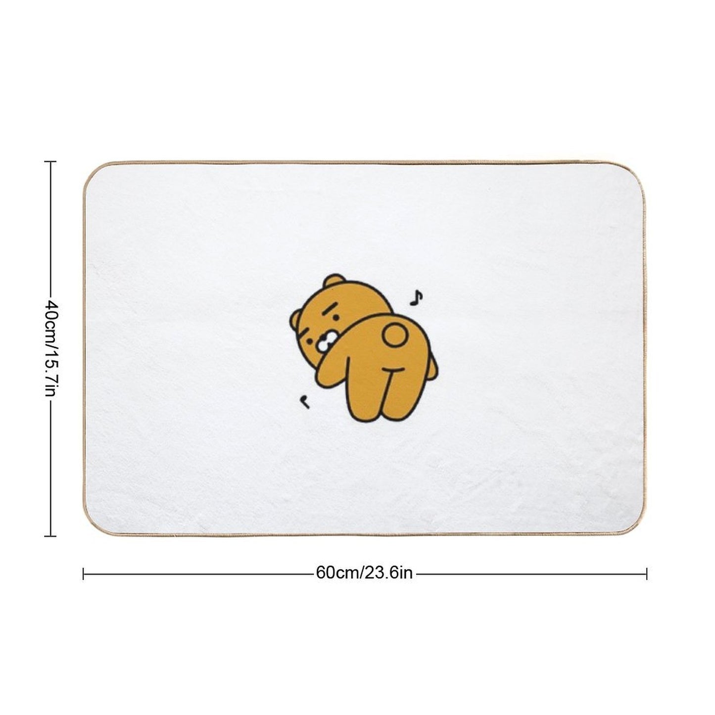 KakaoTalk Friends Hello! Ryan (카카오톡 라이언)  51  Multi-Purpose Bath Mat