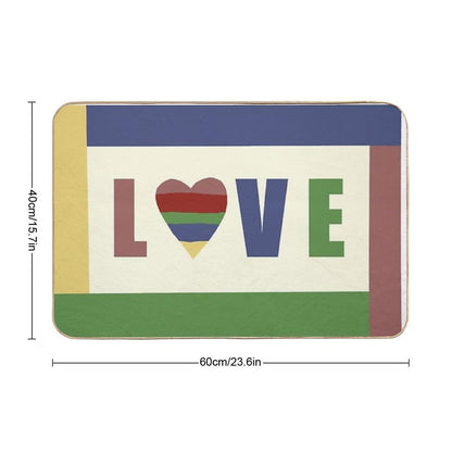 Lot Bathroom  Repositionable Bath Mat