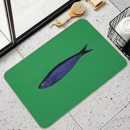 Blue Sardine  Versatile Bath Mat