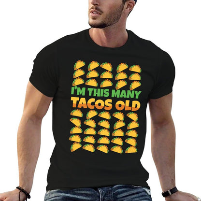 I'm This Many Tacos Old - Funny 40th Birthday Premium  Classic T-Shirt